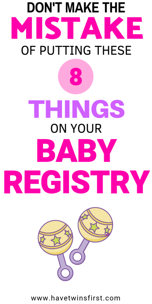 what not to put on your baby registry