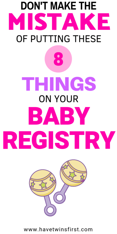 What not to put on your baby registry.