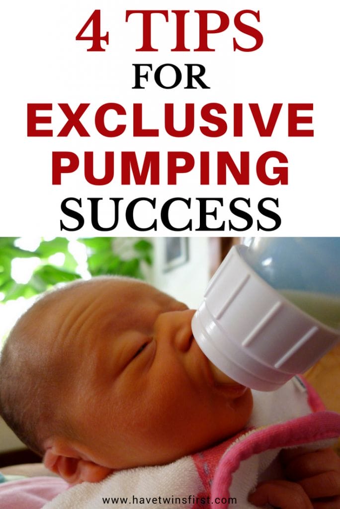 Exclusively pumping for twins. Tips to succeed with exclusively pumping breast milk.