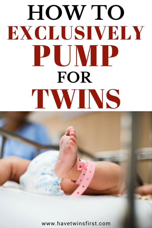 How to exclusively pump for twins.