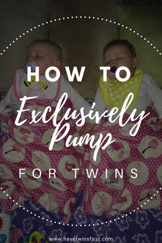 tips for exclusive pumping with twins
