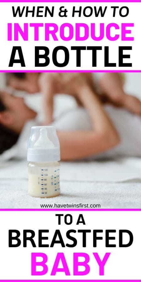 When and how to introduce a bottle to a breastfed baby.