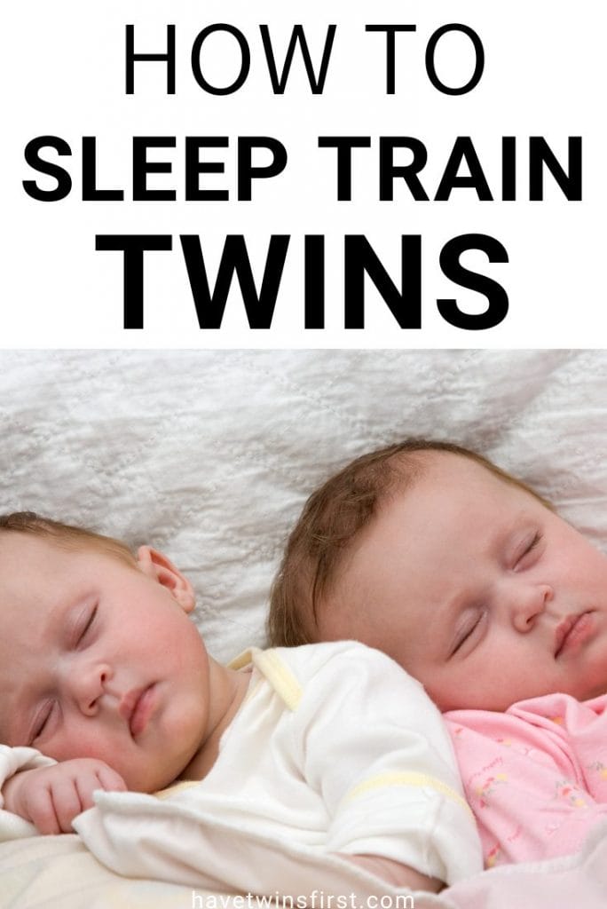 How to sleep train twins.