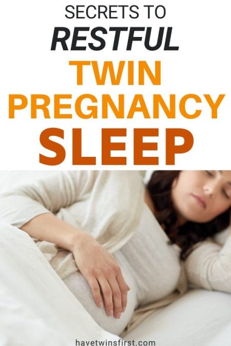 Secrets to restful twin pregnancy sleep.