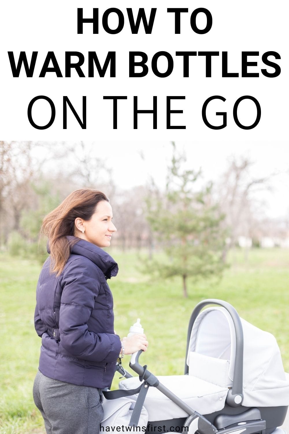 How to warm bottles on the go.