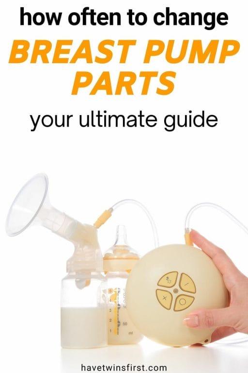 How often to change breast pump parts.