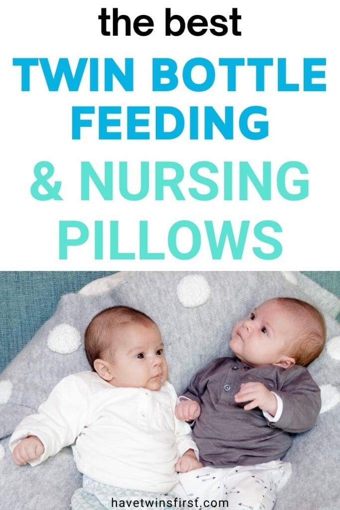 The best twin bottle feeding and nursing pillows.