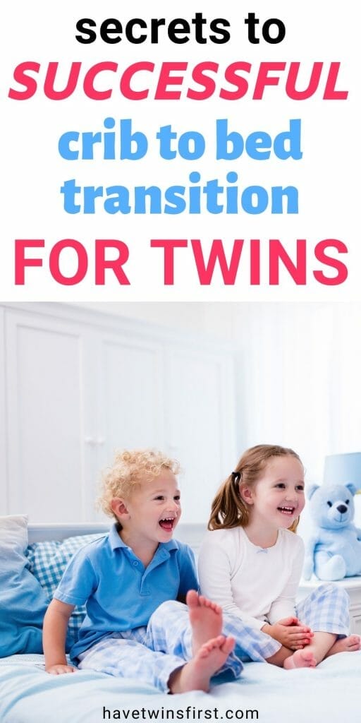 Secrets to successful crib to bed transition for twins.