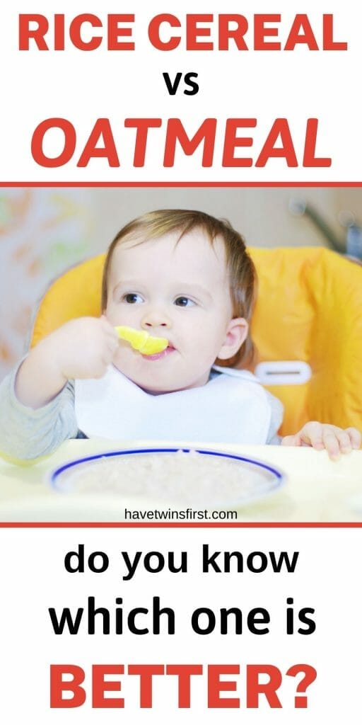 Oatmeal vs rice shop cereal for babies