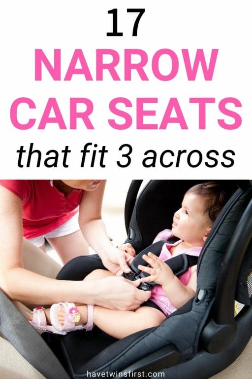 17 narrow car seats that fit 3 across.