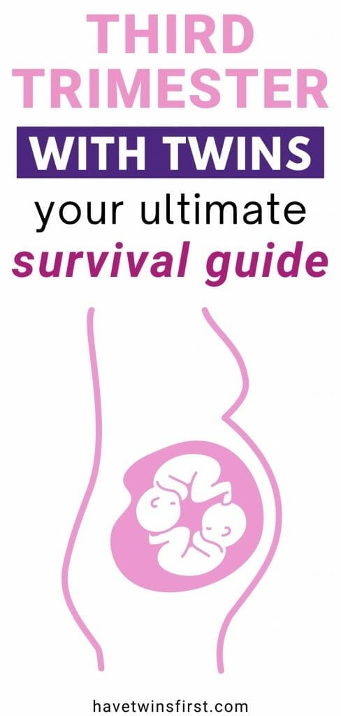 Third trimester with twins your ultimate survival guide.