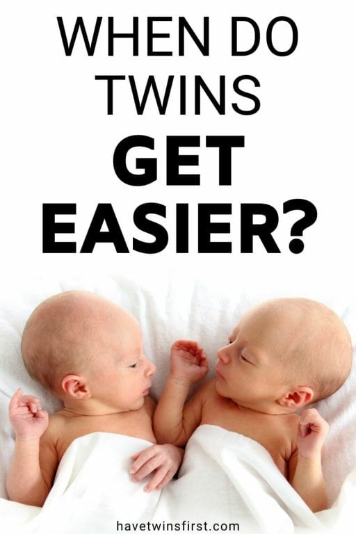 When do twins get easier?