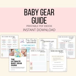 Baby Gear Guide mockup image.