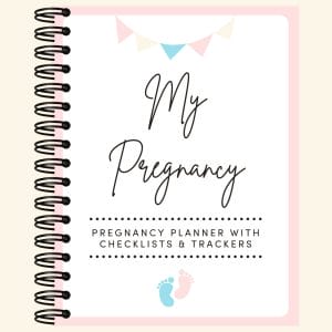 My Pregnancy pregnancy planner with checklists and trackers cover image.