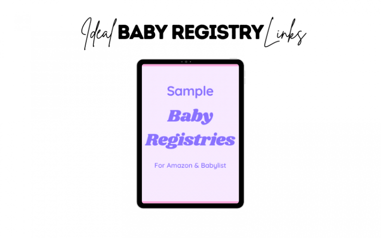 Amazon & Babylist Ideal Baby Registry Links - Have Twins First