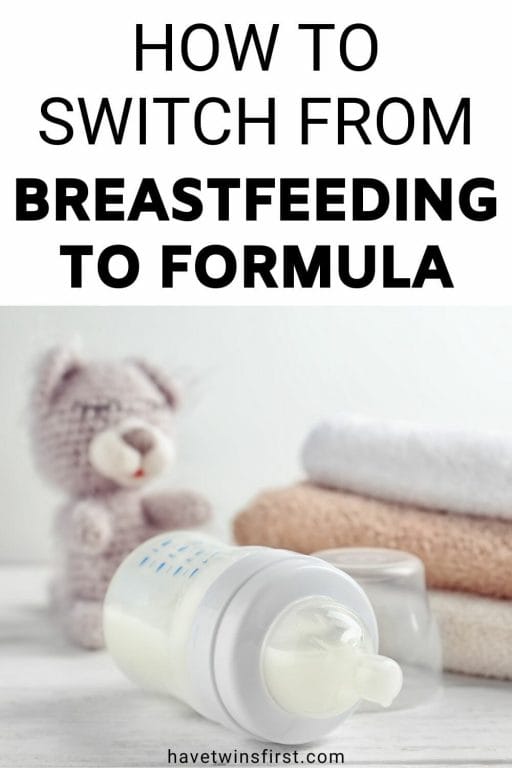 How to switch from breastfeeding to formula.
