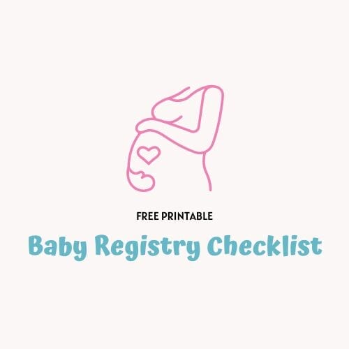Free printable baby registry checklist