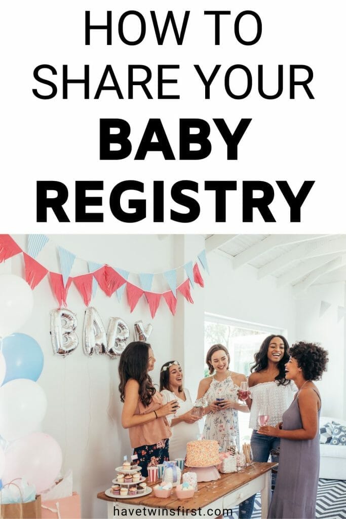 How to share your baby registry.