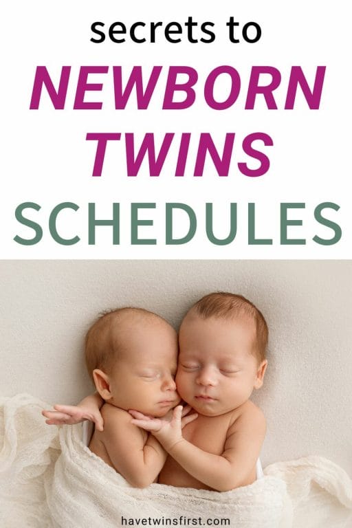 Secrets to newborn twins schedules.