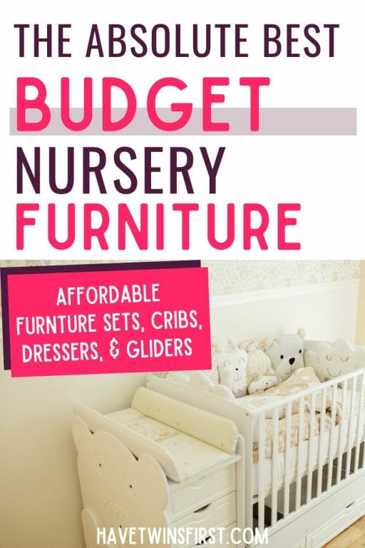 The absolute best budget nursery furniture. Affordable furniture sets, cribs, dressers, and gliders.