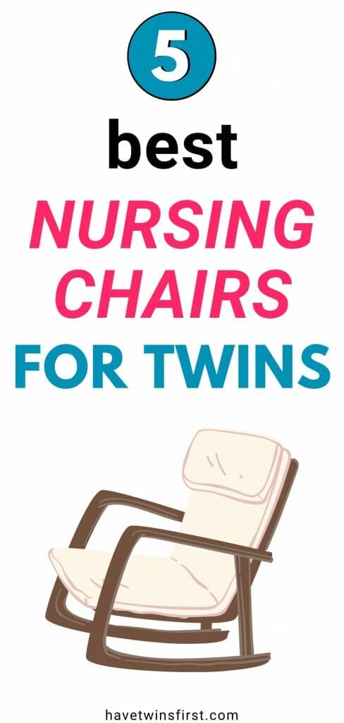 The best nursing chair for twins.