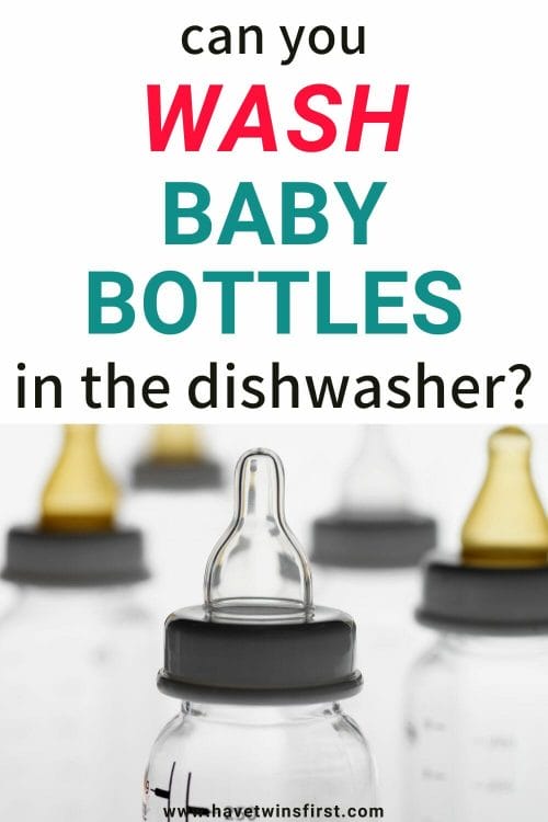 Can you wash baby bottles in the dishwasher?
