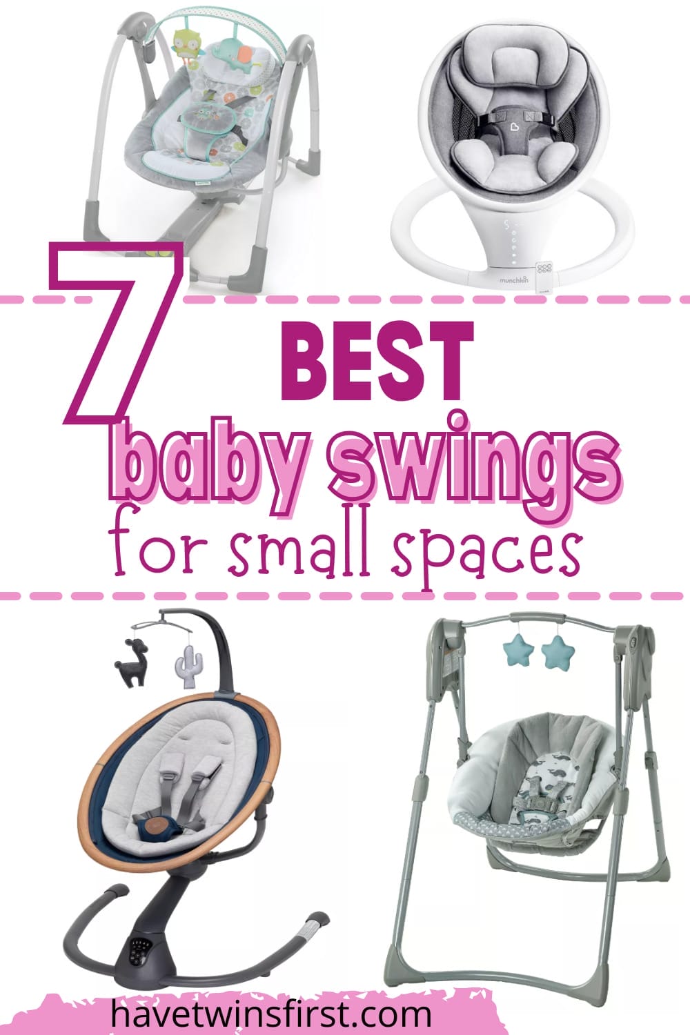 Best Baby Swings For Small Spaces (Most Compact Baby Swings)