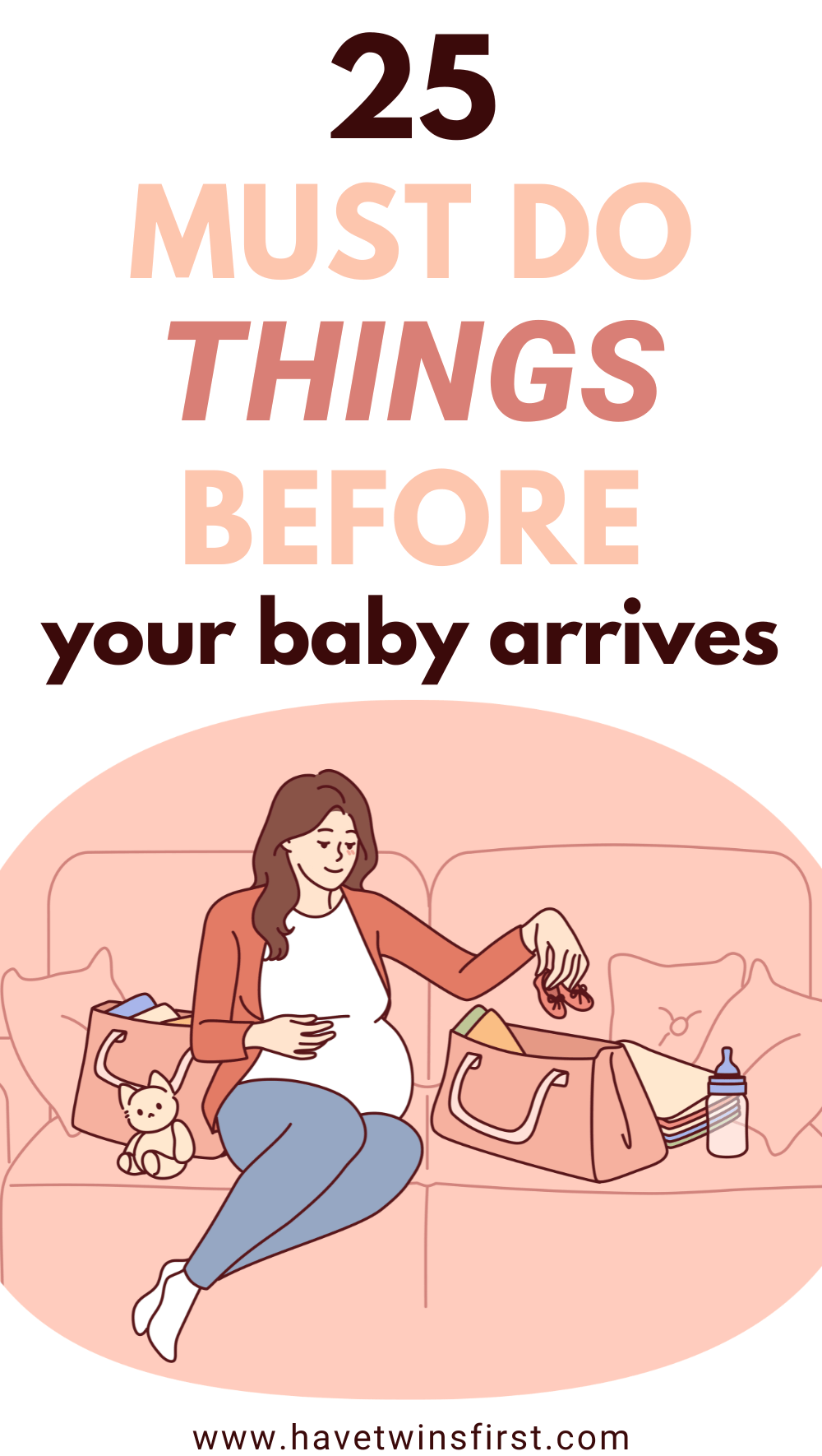 Must do things before your baby arrives Pinterest pin.